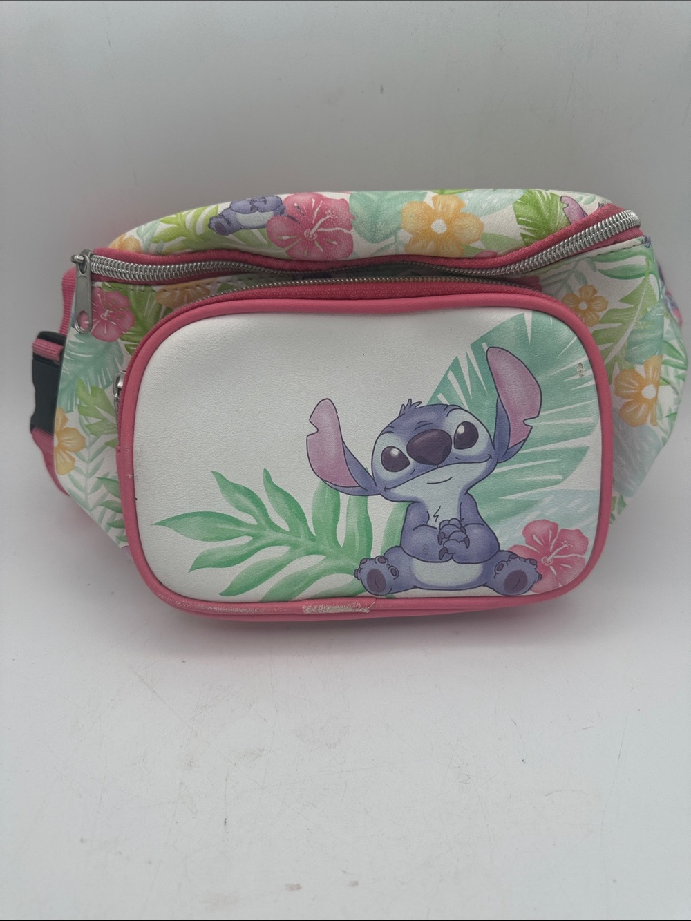 Loungefly Disney Lilo & Stitch tropical floral fanny pack waist bag READ